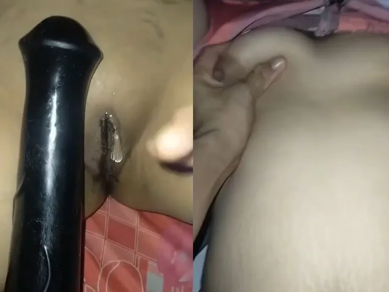 Cô bạn gái xinh tươi vú đẹp âm đạo múp móc lồn bằng sextoy cực sướng